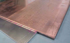 Copper clad steel plate sheet