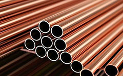 Copper clad stainless steel tube