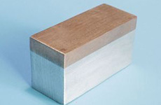 Production process of aluminum clad copper sheet bimetal