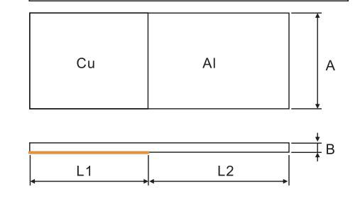 copper to aluminum transition plates