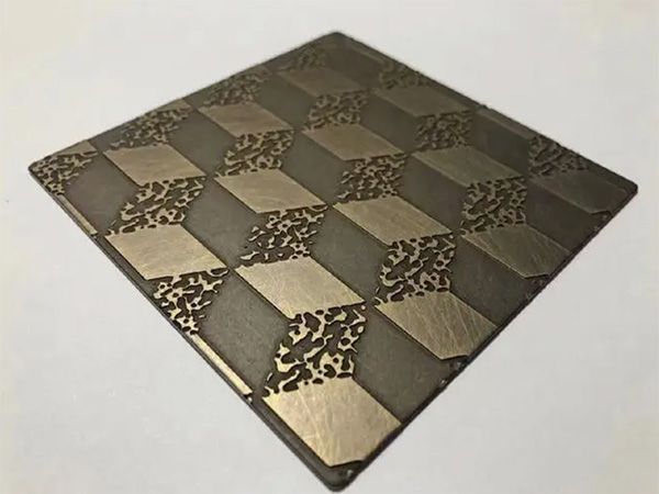 colored stainless steel combined process plate